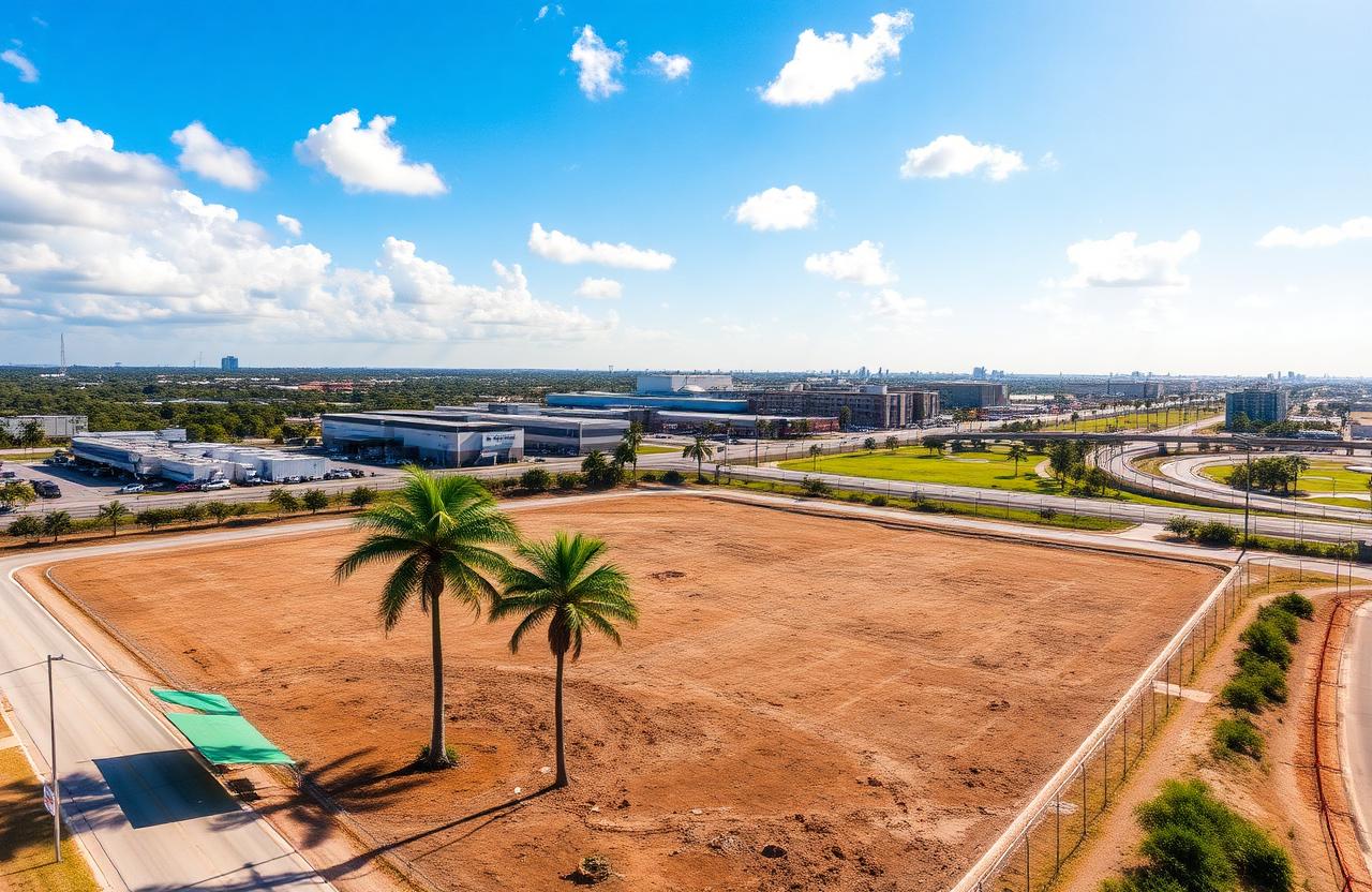 Specialized land brokers for development projects in Miami-Dade County — commercial development site